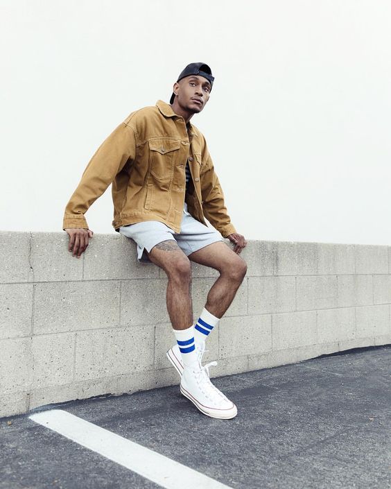 Calça masculina meia perna 2025